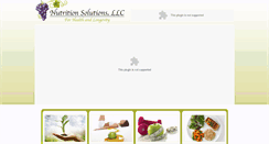 Desktop Screenshot of mynutritionsolution.net